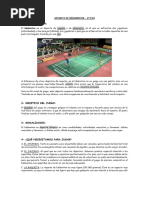 Apuntes de Bádminton