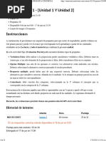 Examen Parcial 1 - (Unidad 1 y Unidad 2) - Matematicas Discretas