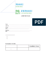 Chemistry Form 2 - Zeraki Achievers 2.0 - Marking Scheme