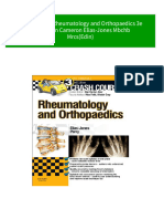 Full Crash Course Rheumatology and Orthopaedics 3e 3rd Edition Cameron Elias-Jones MBCHB Mrcs (Edin) Ebook All Chapters