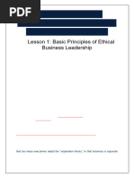 Fundamentals of Responsible Leadership For Entrepreneurs