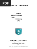 Mu - Mba Sip Handbook