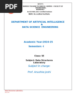 DSL Lab Manual - AI&DS