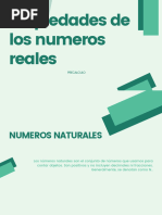 Propiedades de Los Numeros Reales