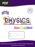 12th Physics Volume 1 Study Material English Medium PDF Download