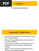 Chapter 4 The Internal Assessment