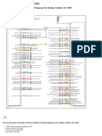 BODY CONTROL MODULES - Dodge Caliber SE 2007 - SYSTEM WIRING DIAGRAMS