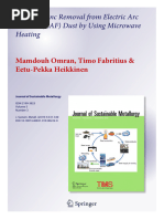 Selective Zinc Removal From Electric Arc Furnace (EAF) Dust by Using Microwave Heating