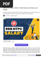 WWW PW Live Exams Railway RRB NTPC Salary