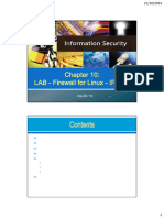 LAB - Chapter 10.0 - Firewall - IPTable