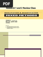 Review Mixed Method Research - Student