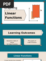 Drawing Linear Graphs Presentation in Beige, Blue and Red Lined Geometric Style