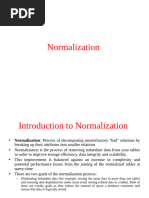 Normalization