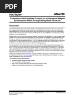 Sensorless Field Oriented Control For A Permanent Magnet Synchronous Motor Using Sliding Mode DS00004398