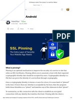 SSL Pinning in Android. What Is Pinning - by Anand Gaur - Medium