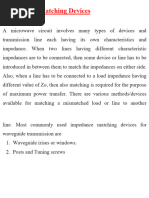 Impedance Matching Devices