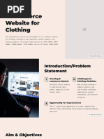 E Commerce Website For Clothing