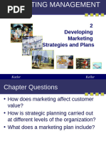 CH 2 Developing Marketing Strategies and Plans