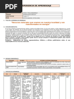 6° Grado - Experiencia de Aprendizaje N°6