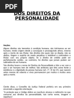 3 Dos Direitos Da Personalidade