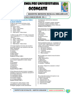 Las Fijas para El Examen de Admision Ordinario 2024 Ii