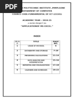 Index: Eaglewood Polytechnic Institute, Pimplgone Deparment of Computer Cource Code-Fundamental of Ict (22101)