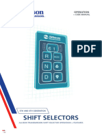 Allison 5 - 6th Gen - Shift Selectors Manual