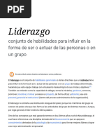 Liderazgo - Wikipedia, La Enciclopedia Libre