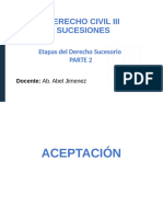 Etapas Del Derecho Sucesorio Parte 2