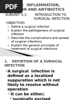 Unit 1.5 Introduction To Surgical Infection