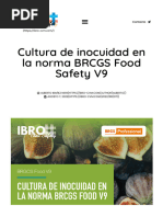 Cultura de Inocuidad en La Norma BRCGS Food Safety V9 - Ibro