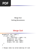 02 - Merge Sort and Solving Recursion