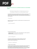 ACTIVIDAD 2 AI2. Implicaciones de La Movilidad Humana en La Diversidad Actual