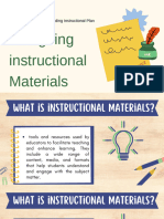 Designing Instructional Materials