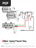 DiMarzio Relentless P + J Plug-In Wiring