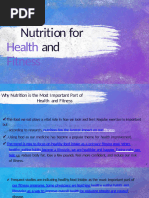 Nutrition For Health and Fitness