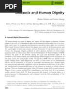 Diakonia and Human Dignity