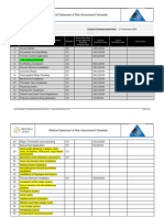 Method - Statement & - Risk - Assessment Schedule