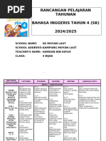 RPT English Year 4 (SK) 2024-2025