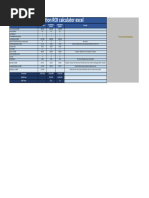 ROI Excel Template Know Industrial Engineering