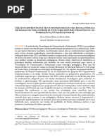 Desafios Enfrentados Pelos Professores de Uma Escola Pública de Maragogi