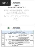 Planejamento 3° Bimestre 1º Ano Beth