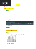 Web Technology Practical