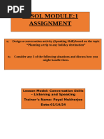 TESOL Module 1 Assignment Final