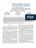 The Modified Routing Protocol For Defending Against Attacks in MANET