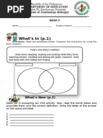 ENGLISH 3 - Module 5 EDITED - Answer SHT