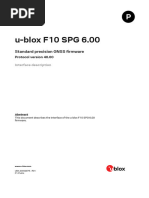 U Blox F10 SPG 6.00 - InterfaceDescription - UBX 23002975