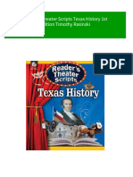 Reader S Theater Scripts Texas History 1st Edition Timothy Rasinski All Chapter Instant Download