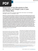 Obesity - 2012 - Ravussin - Responses of Gut Microbiota To Diet Composition and Weight Loss in Lean and Obese Mice