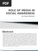 Role of Media in Social Awareness